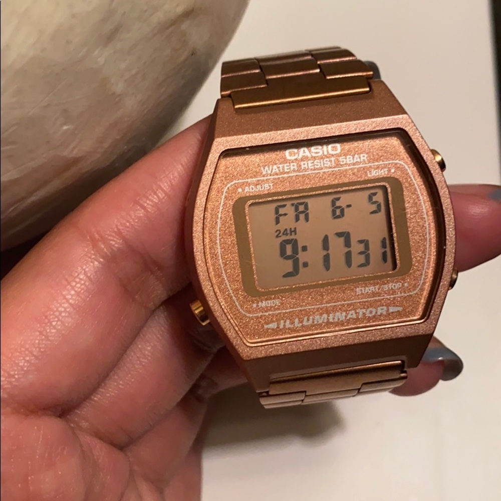 CASIO Rose Gold Watch